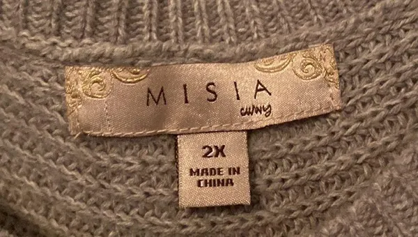 Misia Curvy Women’s Plus Size Half Sleeve Knit Sweater Size 2X - Image 2