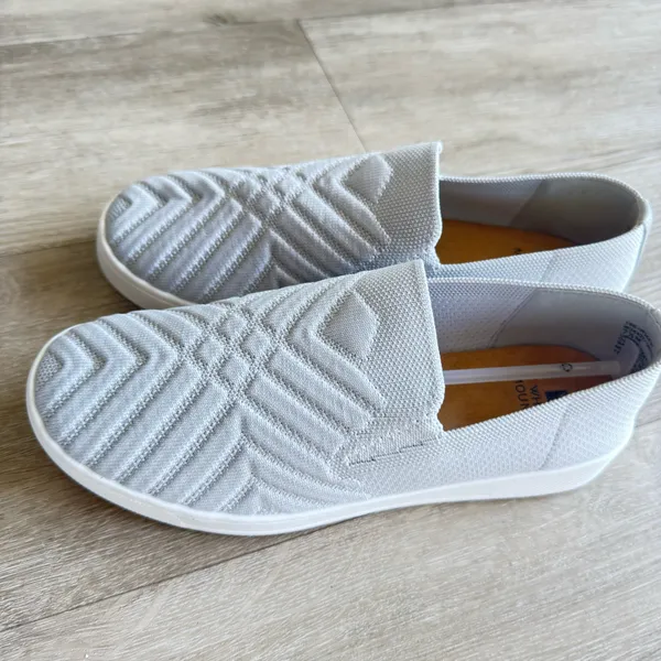 White Mountain Light Blue Slip-On Sneakers - Image 5