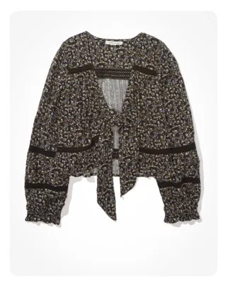 American Eagle Floral Top - Image 8