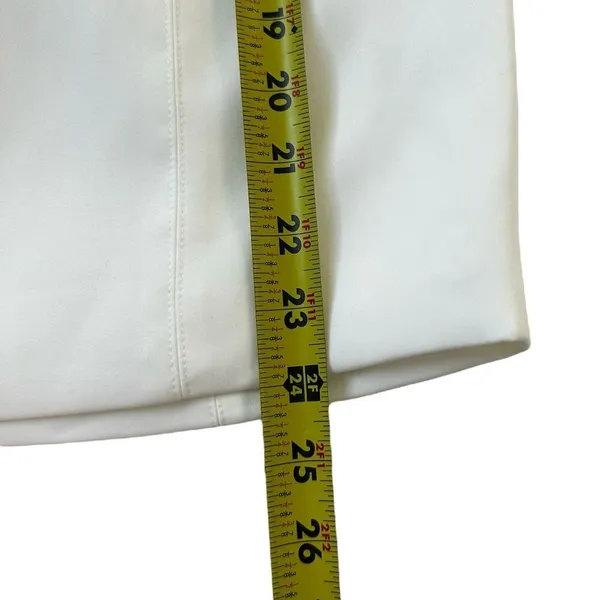 Meshki White Maci Crepe Mini Dress Women Size Medium NWT | 42-63 - Image 8