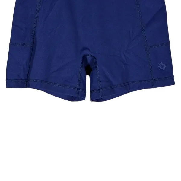 OFFLINE by Aerie Solid Biker Shorts Navy Blue Athletic Clean Girl Size S - Image 4