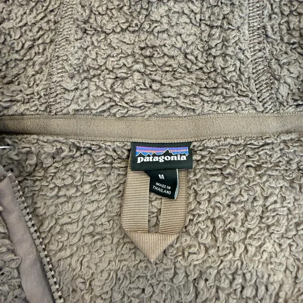 Patagonia Womens Los Gatos 1/4 Zip Up Hoodie Medium Granola Outdoors Brown - Image 7
