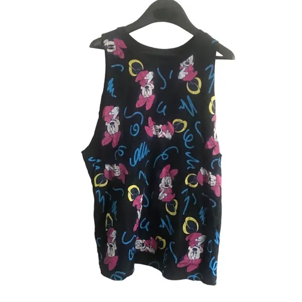 Disney size medium black tank top women’s has Minnie Mouse - Image 8