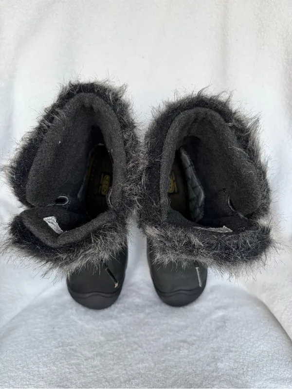 KEEN Helena Women's Waterproof Insulated Leather Boots Faux Fur Lace Up Size 7 - Image 7