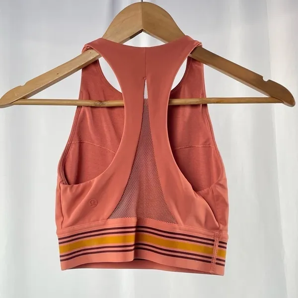 Lululemon x Roksanda My Element Bra in Rustic Coral Garnet Fools Gold Size‎ 2 - Image 7