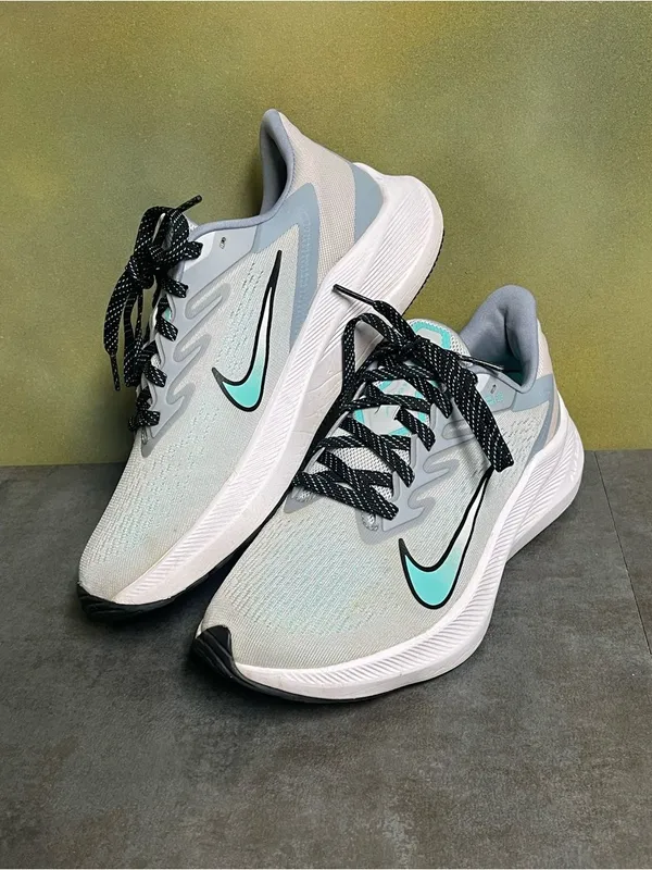 Nike Zoom Winflo 7 Women's Running Shoes Sky Grey/Teal/White Size 7.5 - Image 14