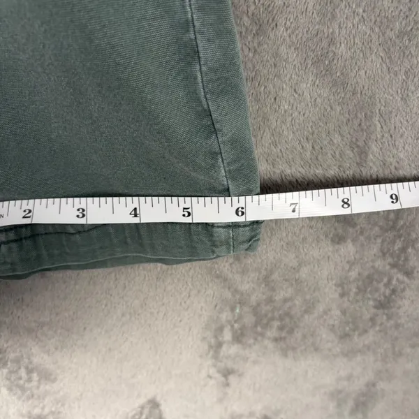 American Eagle Stretch Cargo Pants Women’s 0 Green Utility Y2K Cotton Blend - Image 6