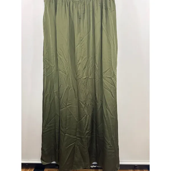 DB Studio Maxi Dress Gown Green V-Neck‎ Sleeveless Women 20 Formal Wedding Guest - Image 8