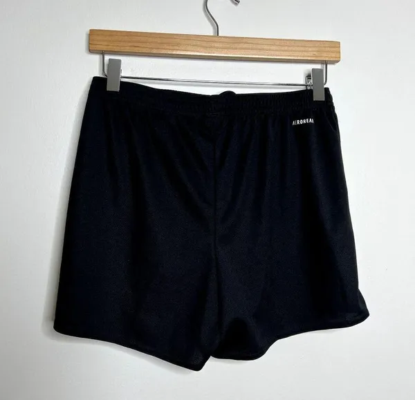 Adidas Black Athletic Drawstring Shorts - Image 2