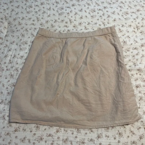 Abercrombie & Fitch Tan Mini Skirt - Image 4
