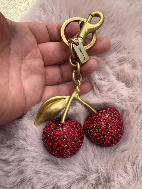 Coach cherry bag charm - Image 8