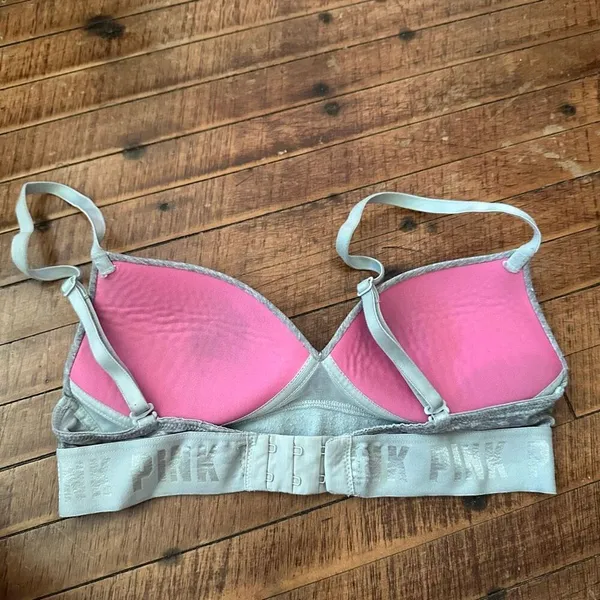 Victoria’s Secret gray padded S wireless yoga sports bra - Image 2