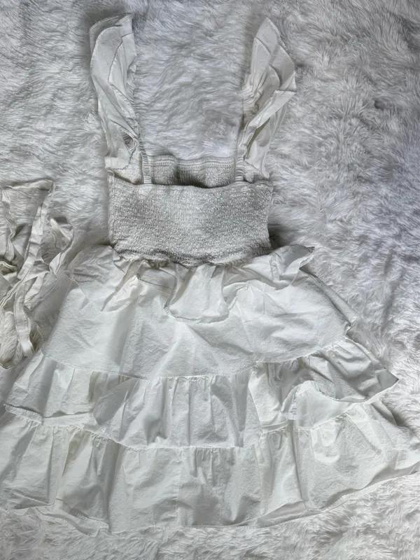 Mabel Dress Mini White - Image 3