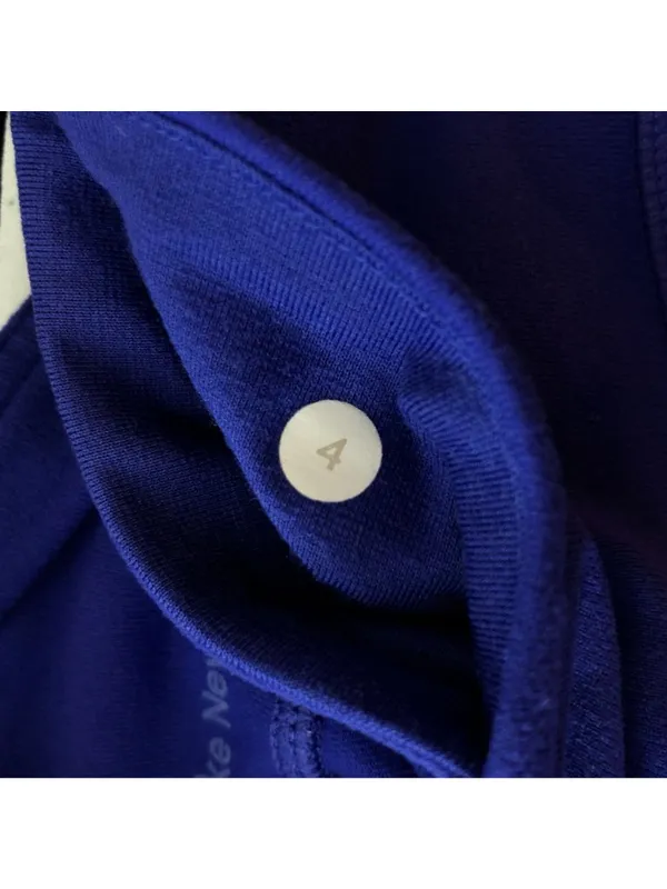 Lululemon Womens Wunder Under Crop Leggings Pants Blue 4 - Image 4