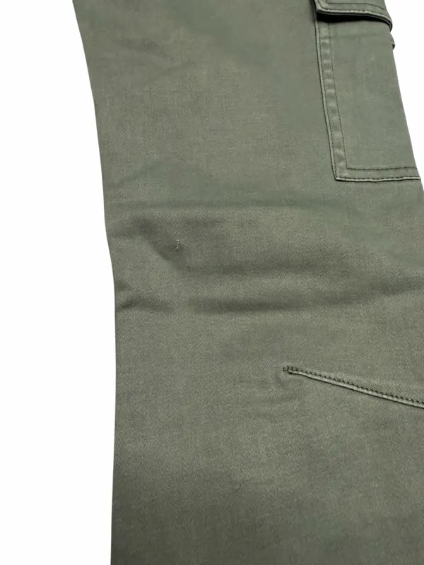 Roxy Women's Army Green Cargo City Slim Fit Utility Pants with Zipper‎ Ankles - Image 5