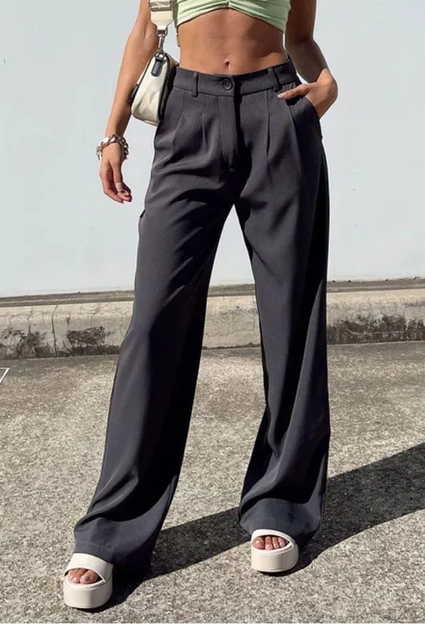 Princess Polly archer pants slate size 6 - Image 8