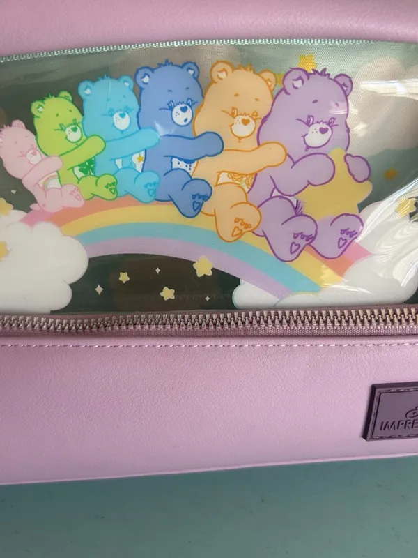 NWOT Impressions Care Bears Rainbow Cosmetic Pouch Makeup Bag Care Bears Travel - Image 7