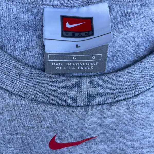 Nike Vintage Los Angeles Angels Grey Graphic T-shirt - Image 5