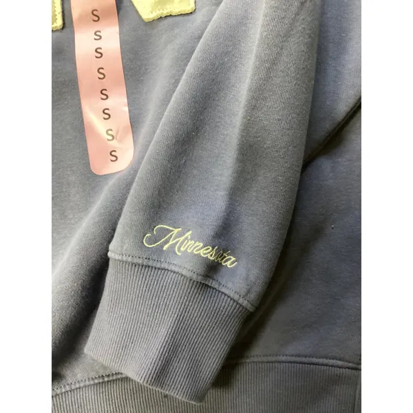State‎ of Mine Minnesota MN Crewneck Sweatshirt Navy Blue Small NWT 16771 - Image 4