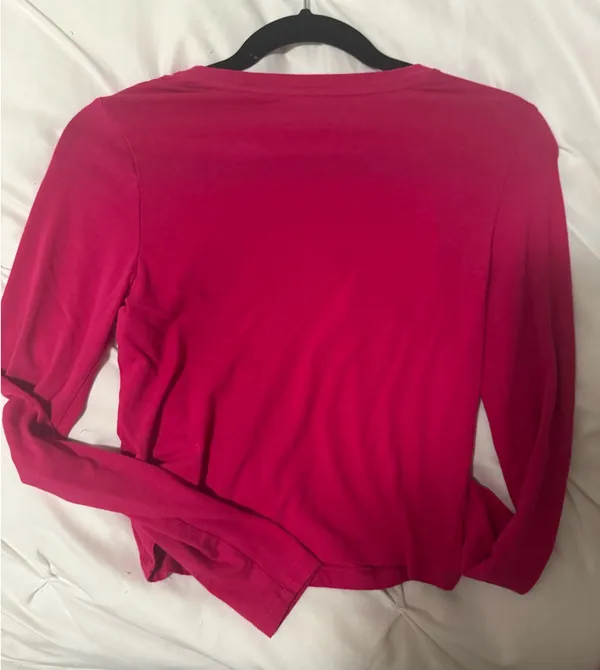Old Navy Pink Long Sleeve Shirt - Image 3