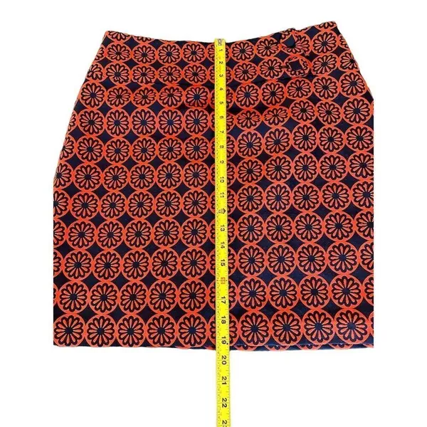 Anthropologie Women's A-Line Knee Length Geometric Skirt Size M Multicolor - Image 4