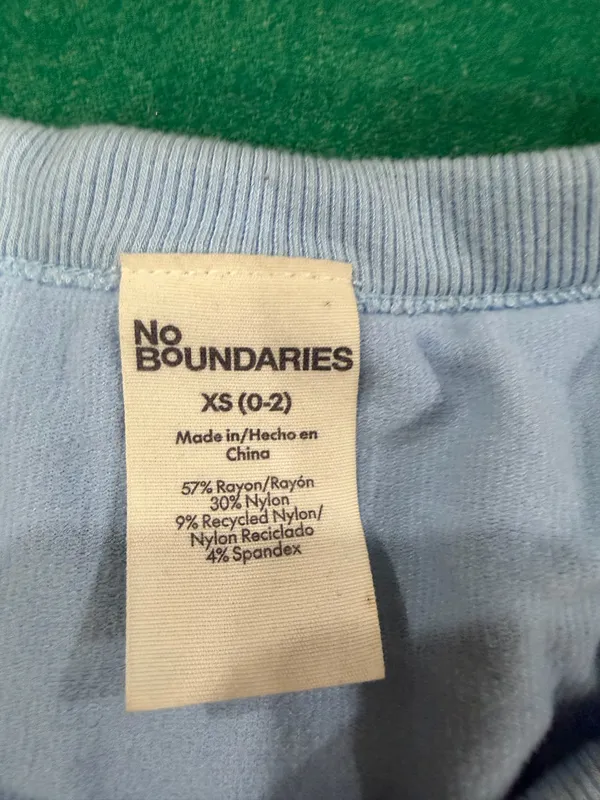 Long Sleeve Top Blue No Boundaries - Image 2