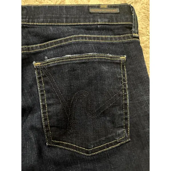 Citizens of Humanity classic 'Ava' dark wash low rise straight leg jeans Size 26 - Image 8