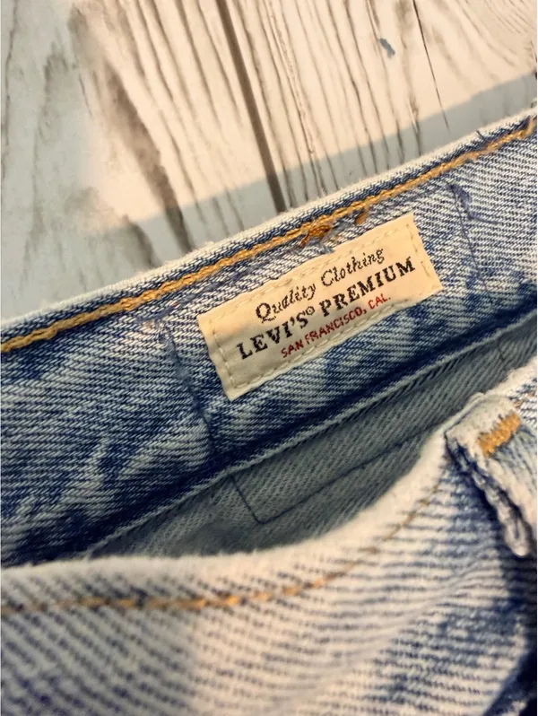 Levi’s Women’s 501 Premium Big E Crop Jeans W25 L26 Montgomery Light Wash - Image 8