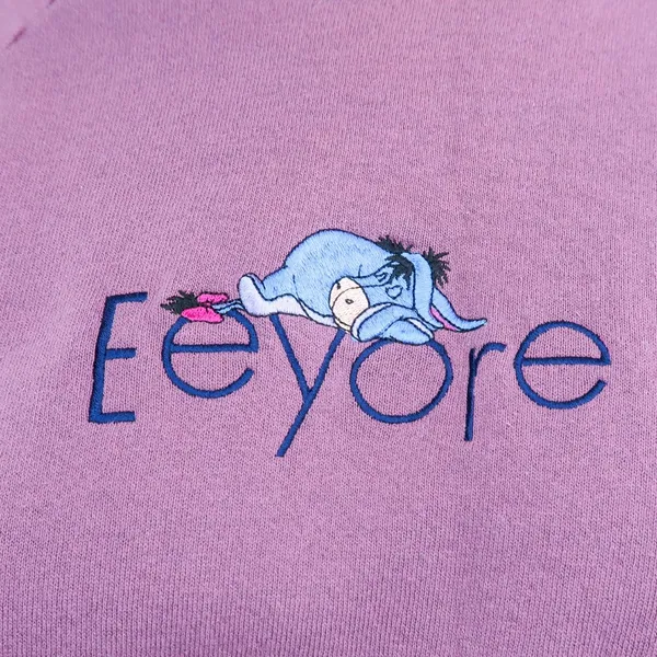 Disney Vintage 90s Eeyore Embroidered Sweatshirt - Image 2