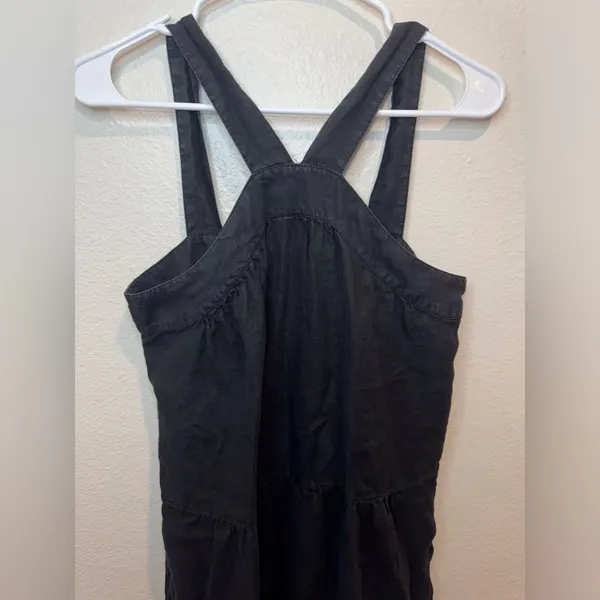 Joie Women’s Rosabel Linen Black‎ Halter Neck Maxi Dress Size S - Image 5
