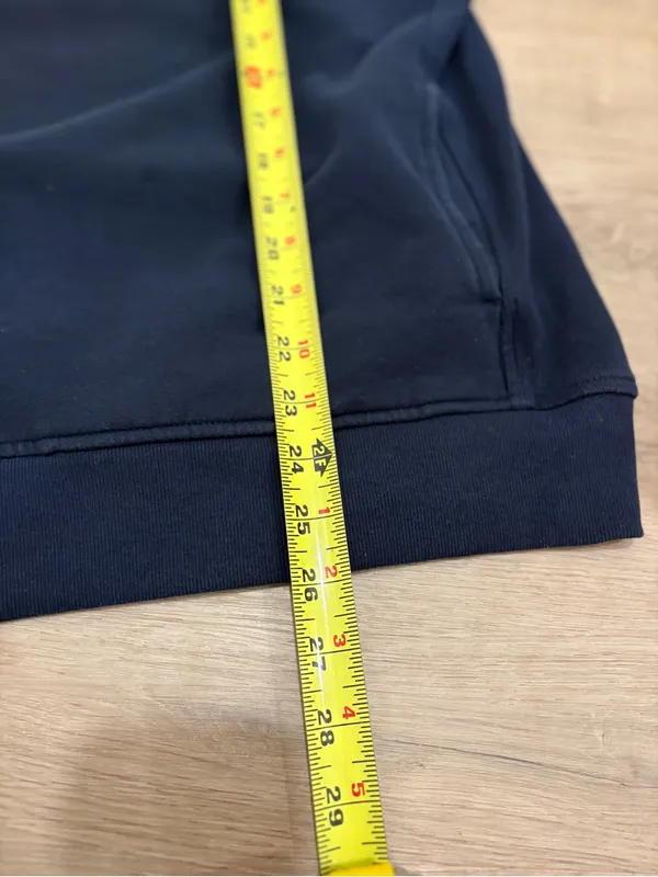 Athleta Forever Fleece 1/4 Zip in Navy With Logo - Image 10