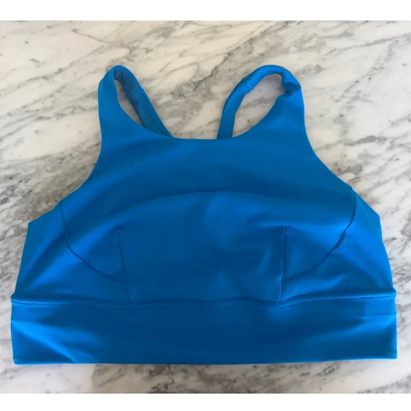 Lululemon Wunder Train Longline Bra in Poolside Size 14 - Image 3