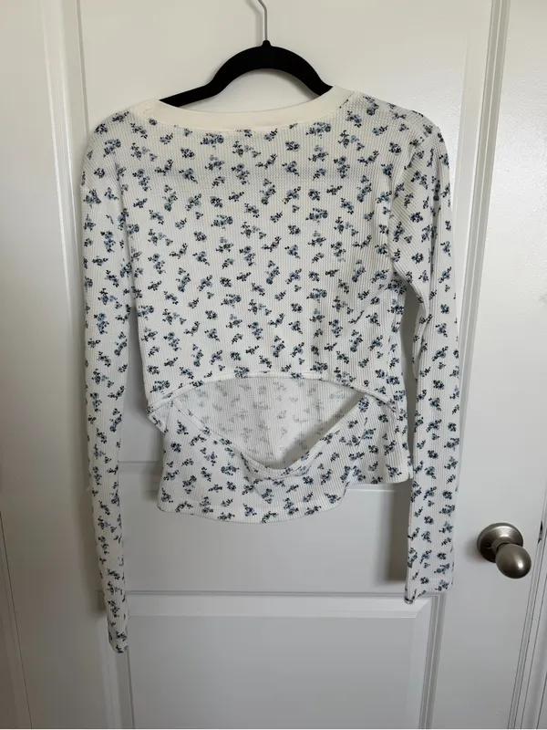 POL Carmen Printed Thermal Top Medium - Image 4