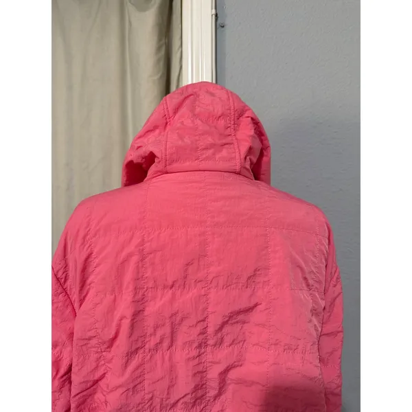 Avia Womens XL Jacket Pink Quilted Fleece Lined Full‎ Zip Hoodie Running Hiking - Image 15