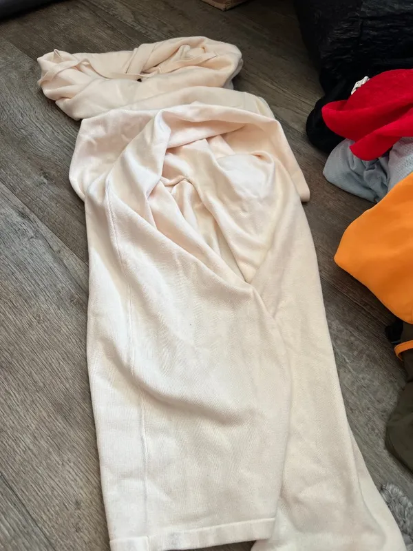 NWT Meshki Terese Off the Shoulder Maxi Dress Cream - Image 12