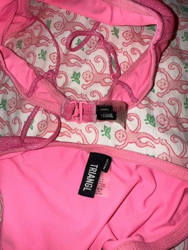 Triangl Bikini Set Pink - Image 4