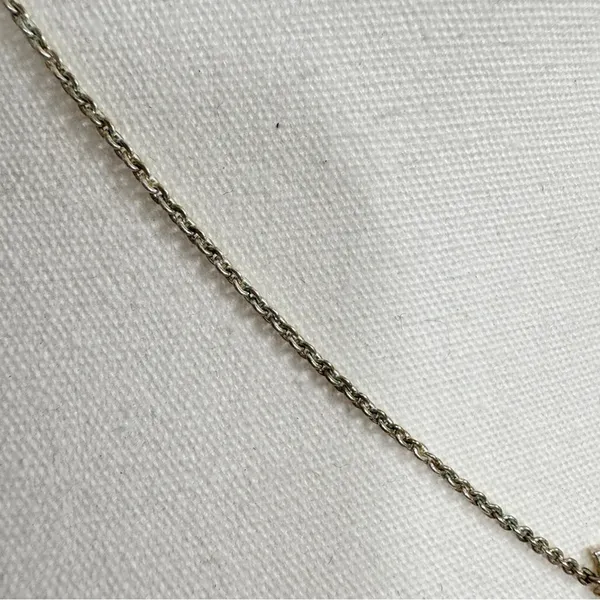 Silver Tone Kitty Cat Rhinestone Pendant Necklace Womens Jewelry - Image 5