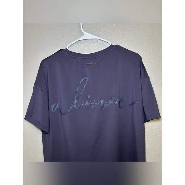 Gymshark x Whitney Simmons Alive Purple Short Sleeve T Shirt Women’s Size Medium - Image 6