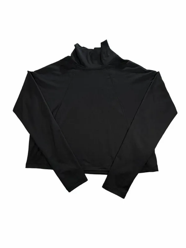 Athleta Whistler Mock Neck Long Sleeve Sz S Black Layers Winter Snowy Outdoors - Image 2
