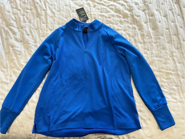 Nike Therma Dri-FIT Blue Quarter Zip Pullover Large NWT - Image 2