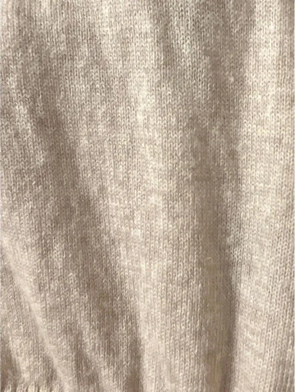 Intermix Women's minimalist preppy sweater, size medium, Cozy Cashmere Wool - Image 7