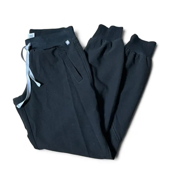 FIGS Technical Collection‎ Black Scrub Jogger Pants XS TW2021 Drawstring Medical - Image 8