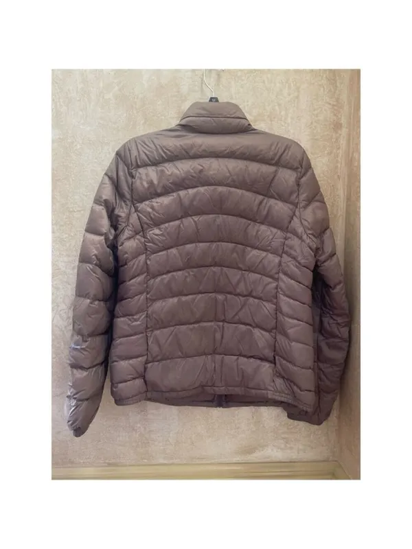 Uniqlo Ultra Light Down Packable Puffer Jacket Greige Champagne L Quiet Luxury - Image 4