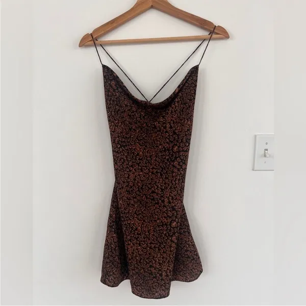 Majorelle Charli Mini‎ Dress Leopard xs - Image 7