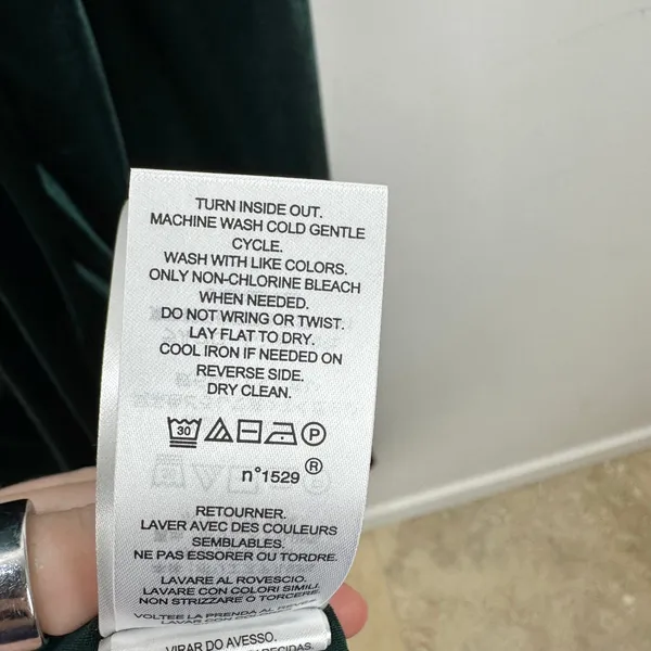 Lauren Ralph Lauren Velvet Flutter Sleeve Cocktail Midi Dress Green US 16 NWT - Image 11