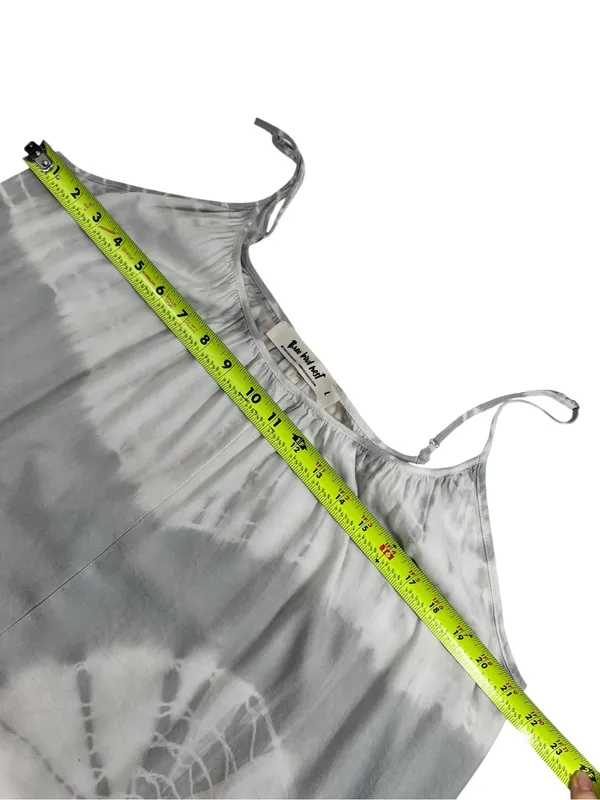 Three Birds Nest Cotton Light Grey Tie Dye Flowy Jumpsuit - Image 9