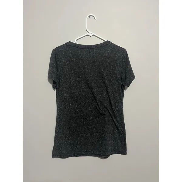 Marvel Avengers Graphic Black Gray V-Neck Short Sleeve T-Shirt Women XL - Image 4