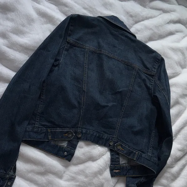 Banana Republic Classic Denim Jacket Medium Wash Size M - Image 9