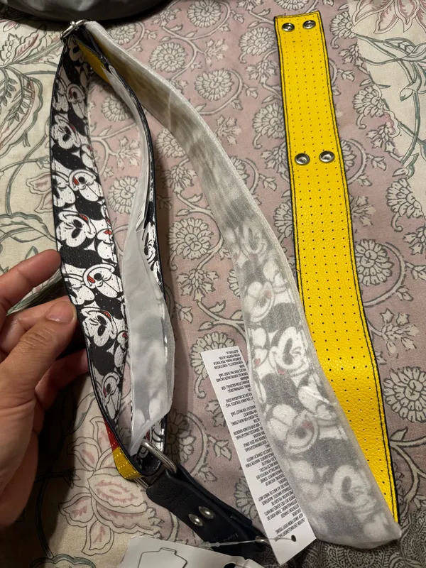 Disney Parks Mickey Mouse Convertible Bag Strap Disney Pins Gear | NWT - Image 4