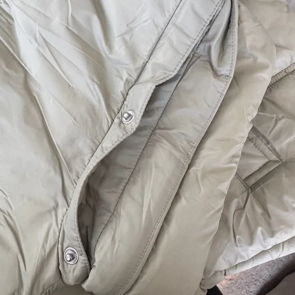 American Eagle Sage Green Puffer‎ Vest Womens Large Quilted Full Zip Gorpcore - Image 8